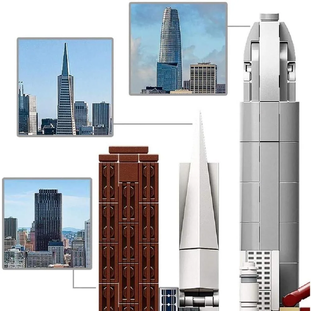 LEGO Architecture Skyline San Francisco Kit con Alcatraz y Golden Gate
