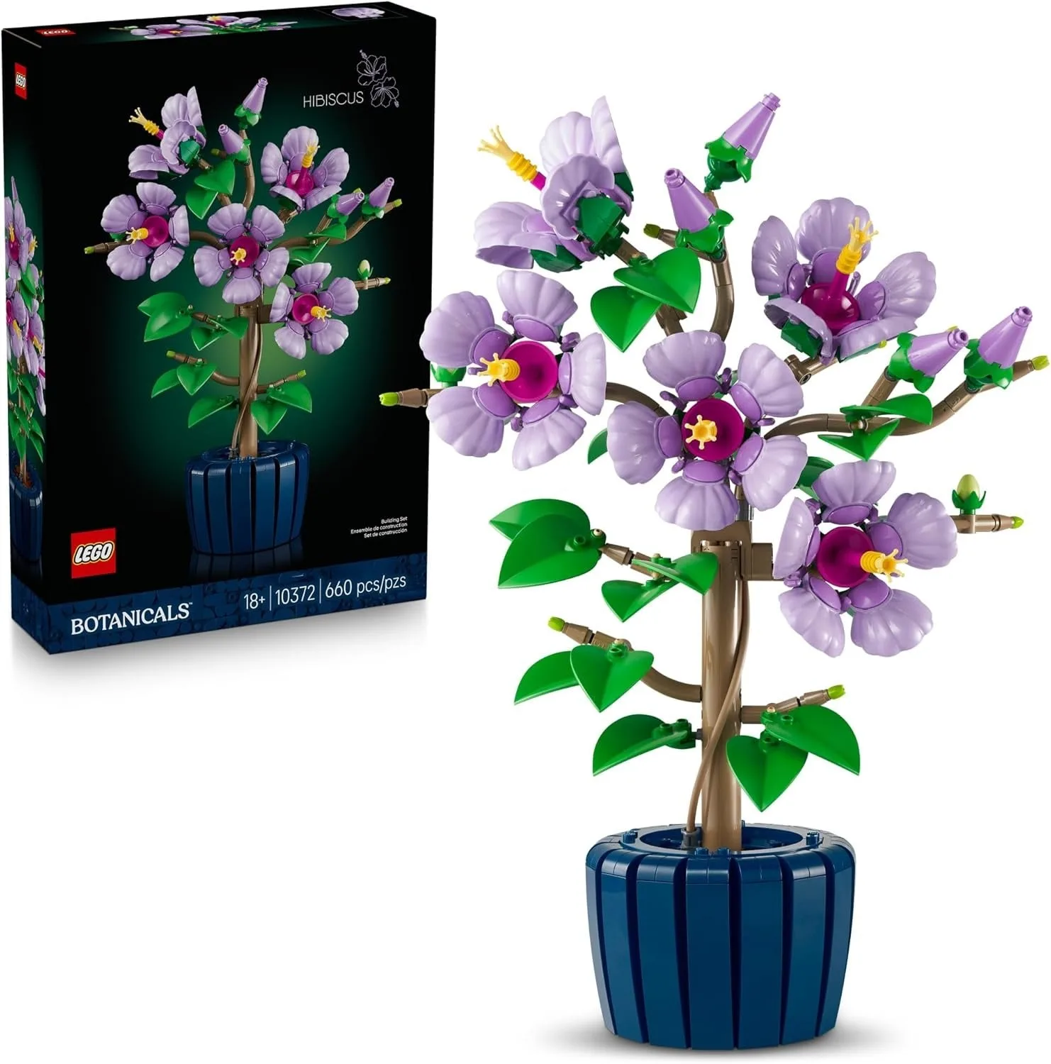 LEGO Botanicals Hibiscus Flower Building Set