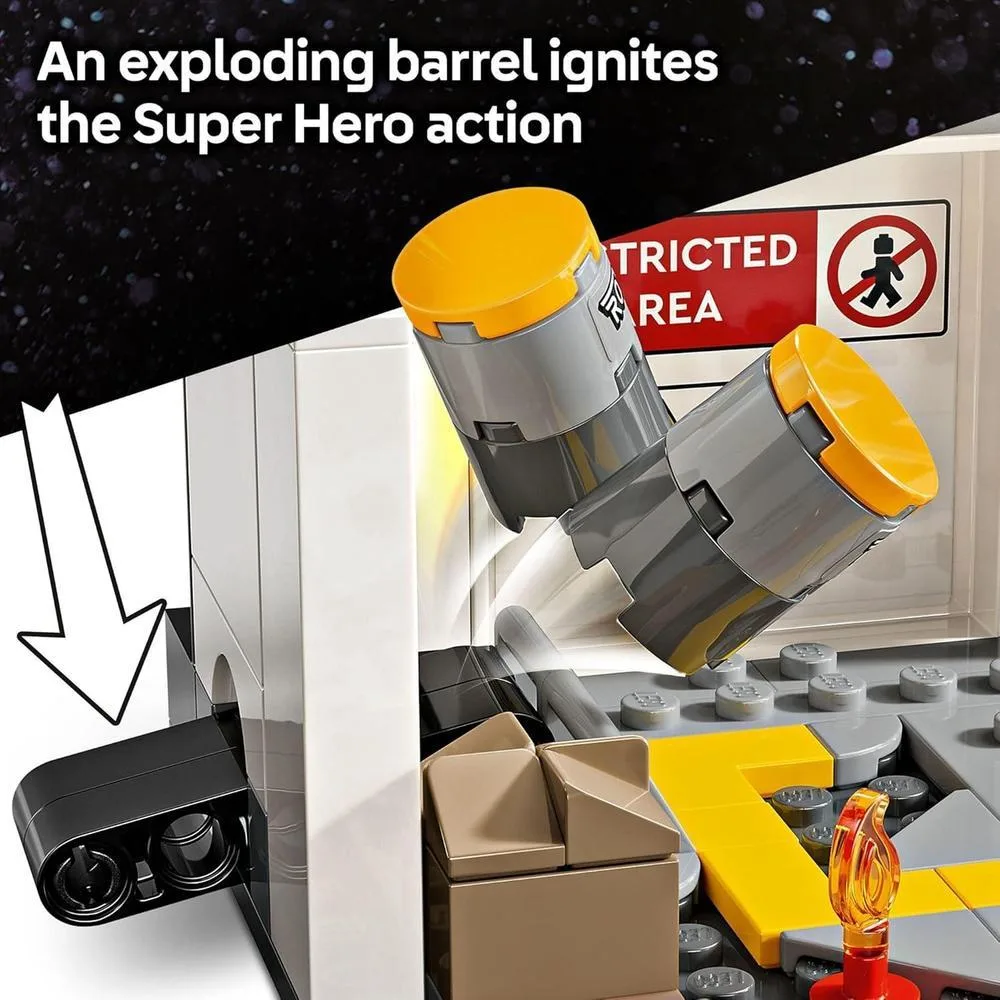 LEGO Marvel Capitán América Guerra Civil: Set de Construcción de Batalla Épica con Minifiguras