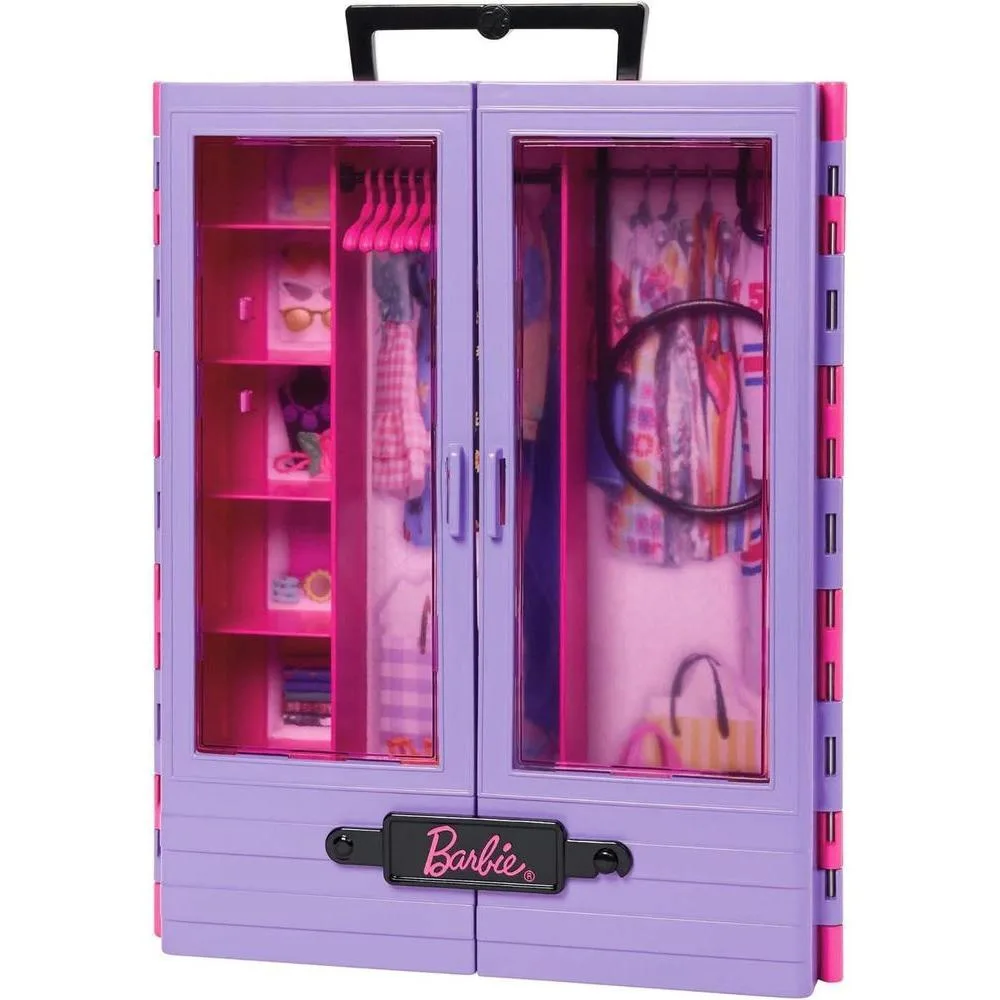 Barbie Fashionistas Ultimate Closet Con Muñeca Ropa Accesorios Y Perchas Ideal Para Regalo A Partir De 3 Años