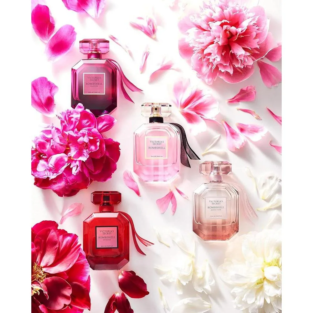 Victoria's Secret Bombshell Fragancia fina en spray de larga duración con notas de maracuyá, peonía y orquídea