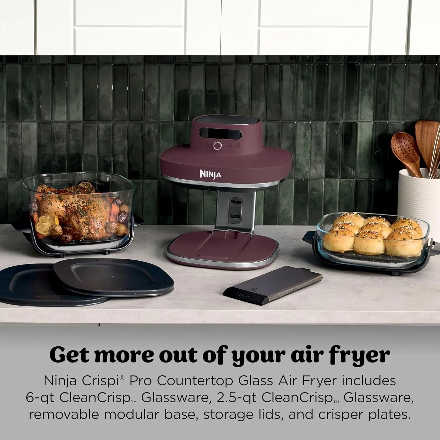 Ninja Crispi Pro 6-in-1 Glass Air Fryer