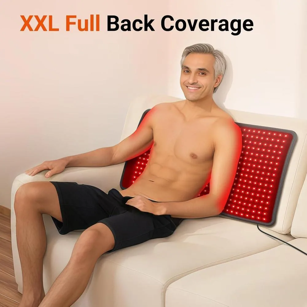 Comfytemp Red Light Mat, manta flexible de luz infrarroja cercana portátil con temporizador