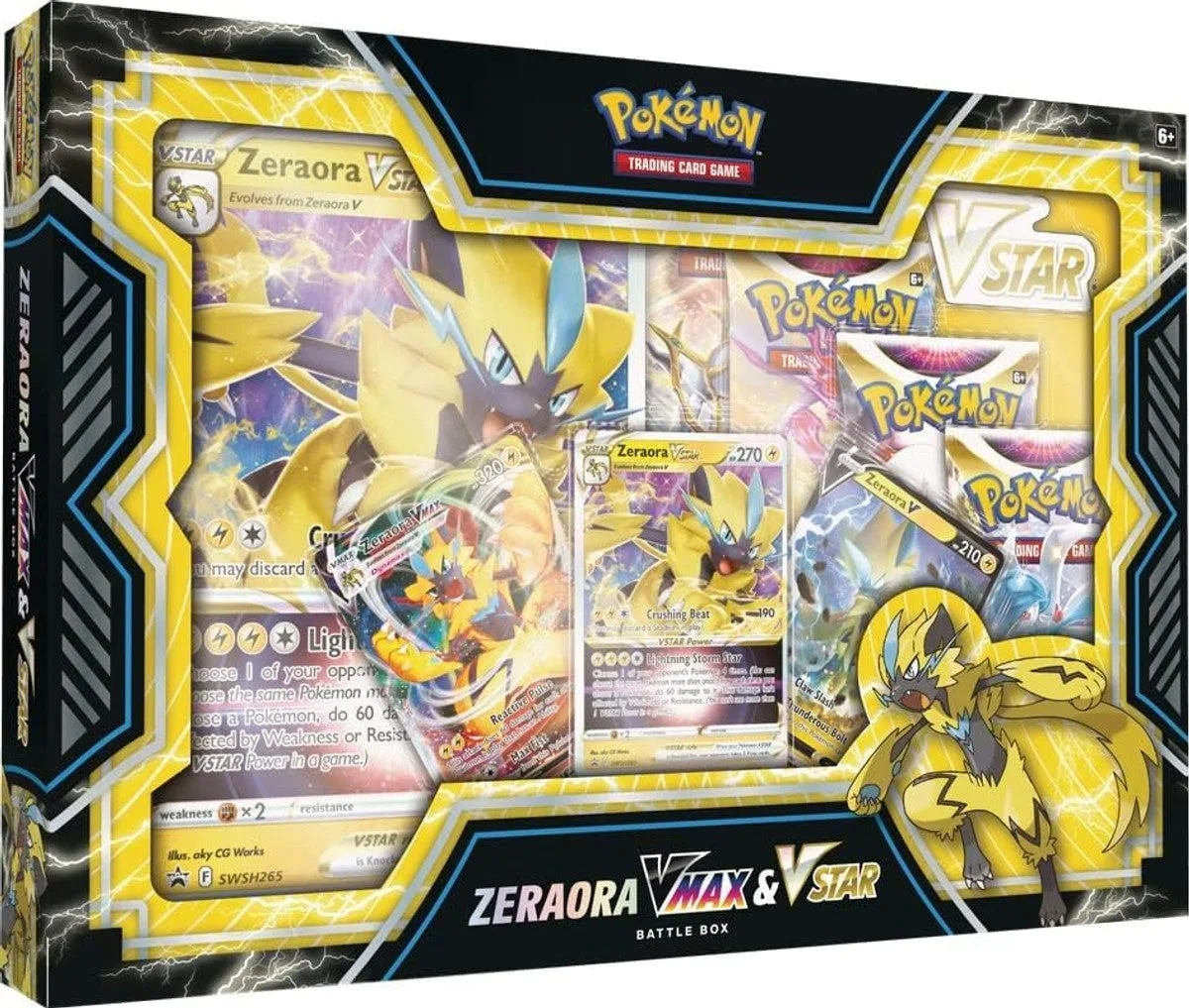 Pokémon shop Pokemon TCG: Zeraora VMAX VSTAR Battle Box