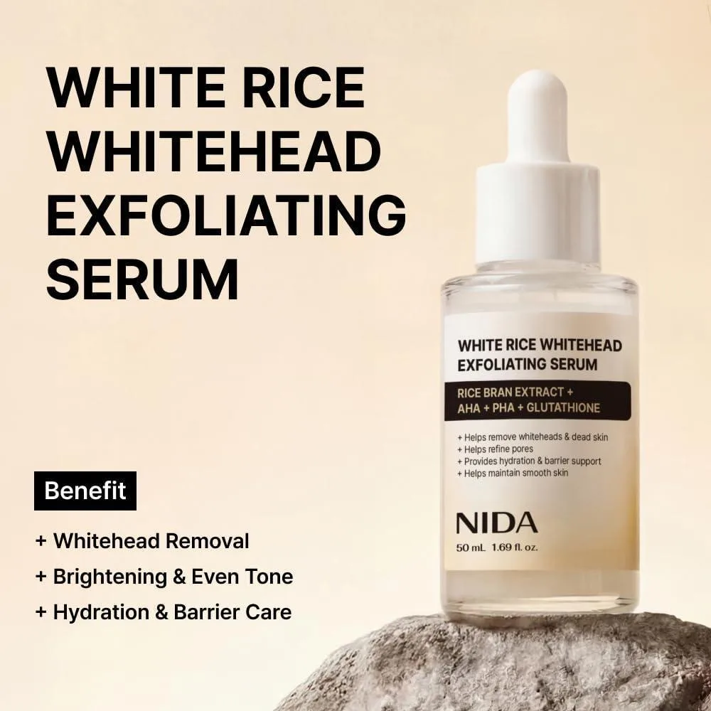 Suero Exfoliante Facial Nida Arroz Blanco 50ml