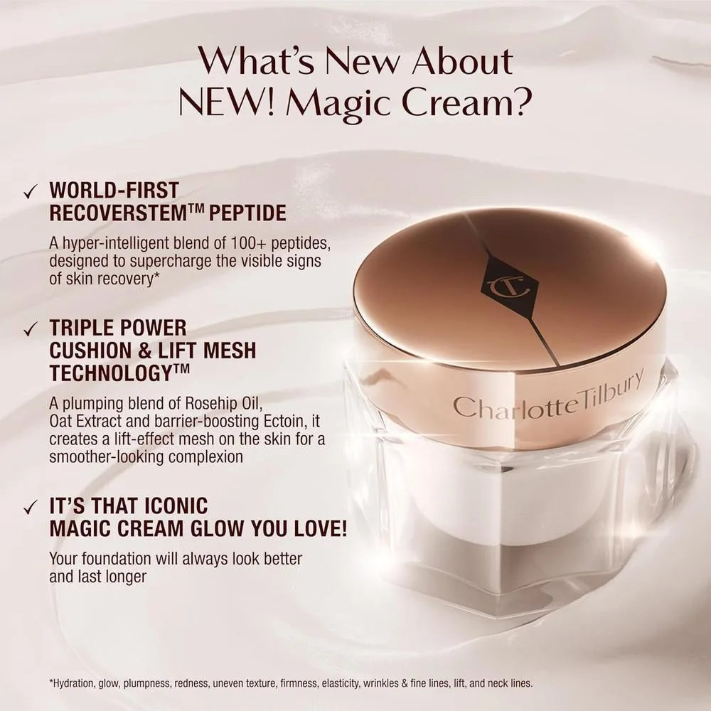 Charlotte Tilbury Crema Hidratante Facial Magic 50ml Enriquecida Con Vitaminas Y Péptidos