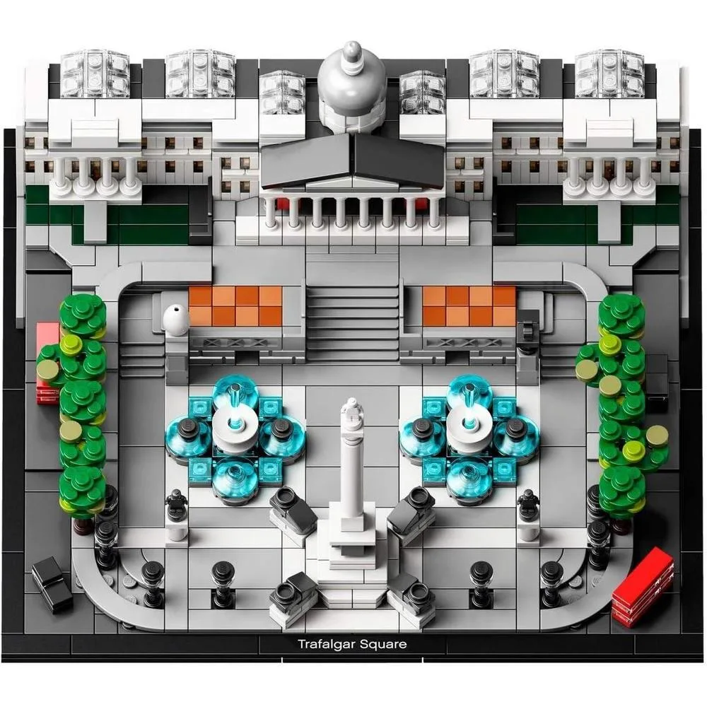 Kit de construcción LEGO Architecture Trafalgar Square con 1197 piezas para fans de la arquitectura, ideal para todas las edades
