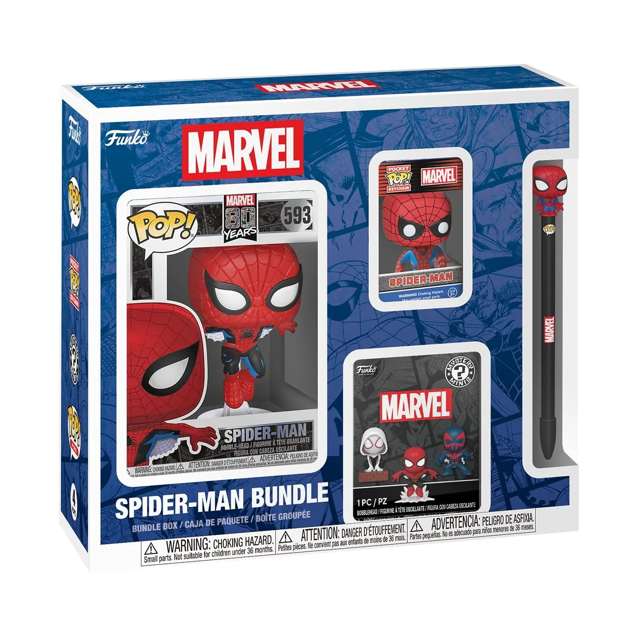 Funko Pop! Bundle Impulse Marvel Comics Spider-Man 4 piezas