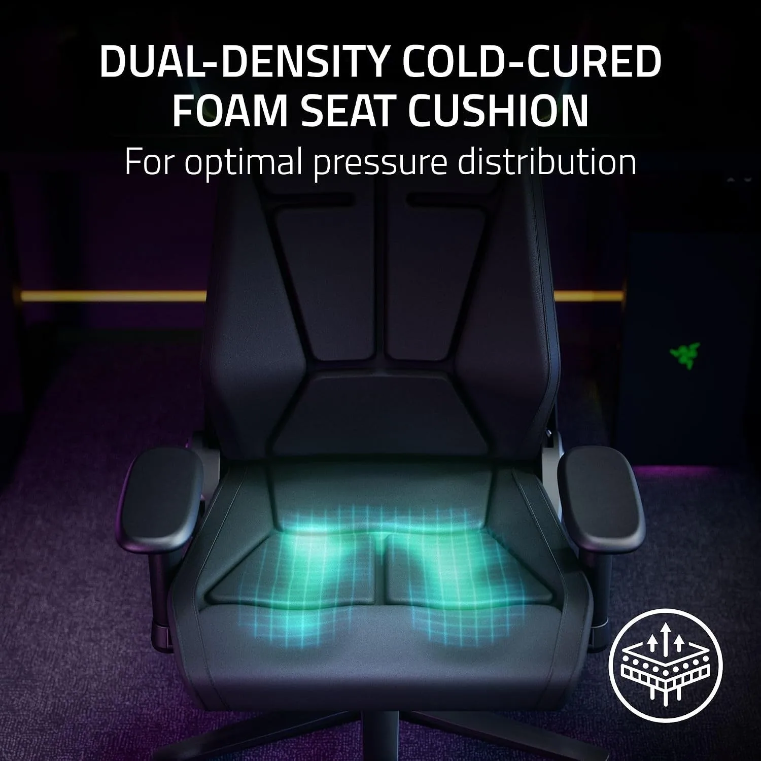 Razer Soma Chroma Ergonomic Reactive RGB Lighting Gaming Chair