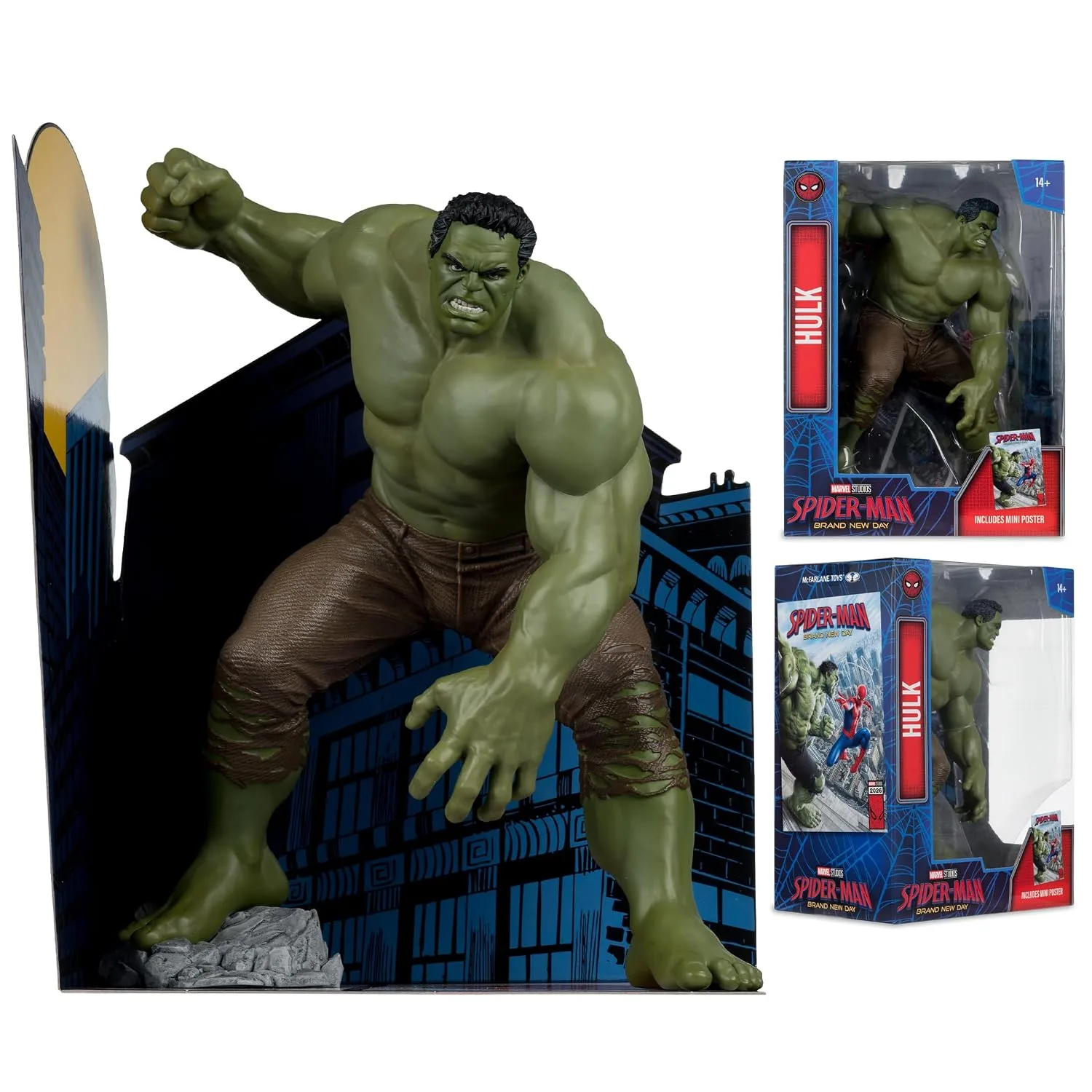 McFarlane Toys Marvel Studios Hulk (Spider-Man: Brand New Day) Escala 1:6 Collectible