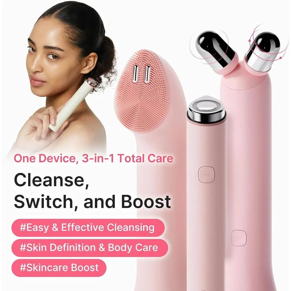 Medicube Mini Booster Pro Plus: Dispositivo Facial Completo 3 en 1 para Cuidado de la Piel y Cuerpo