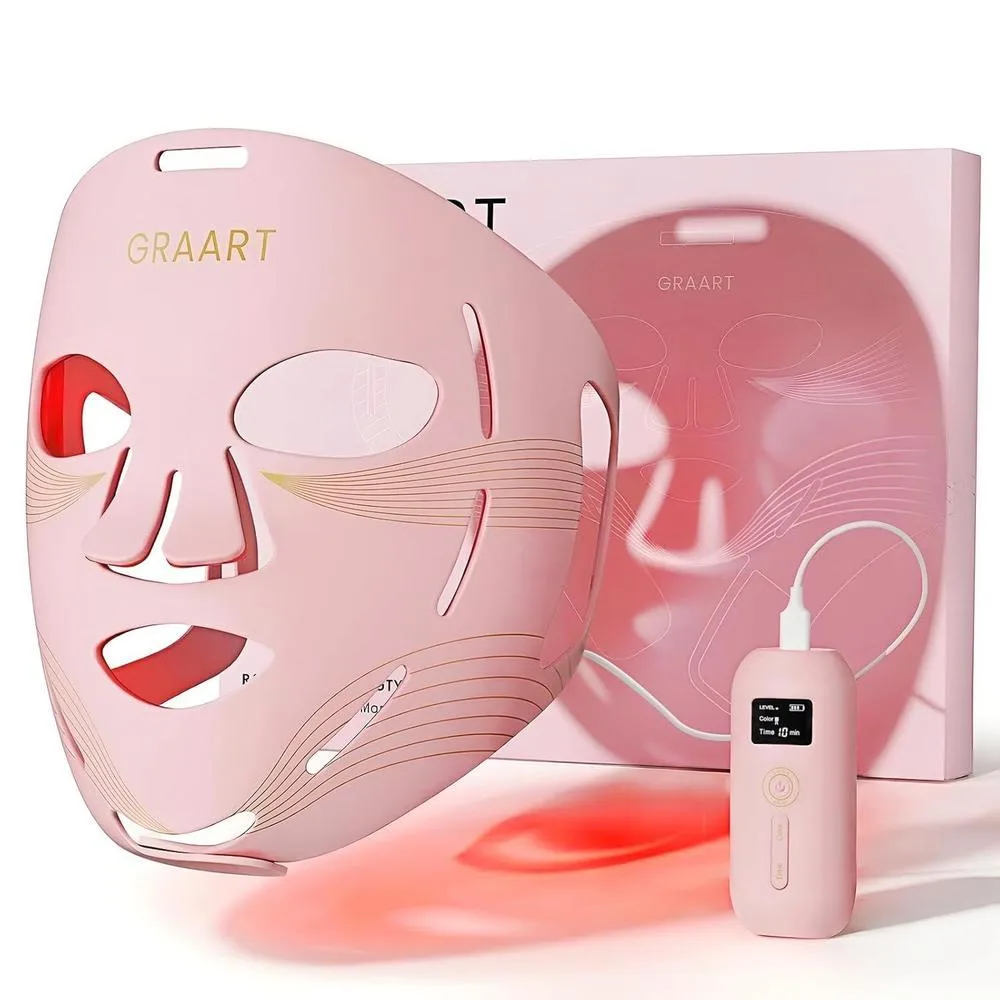 Mascarilla Facial de Fototerapia Roja Graart 324 LED con Luz Infrarroja