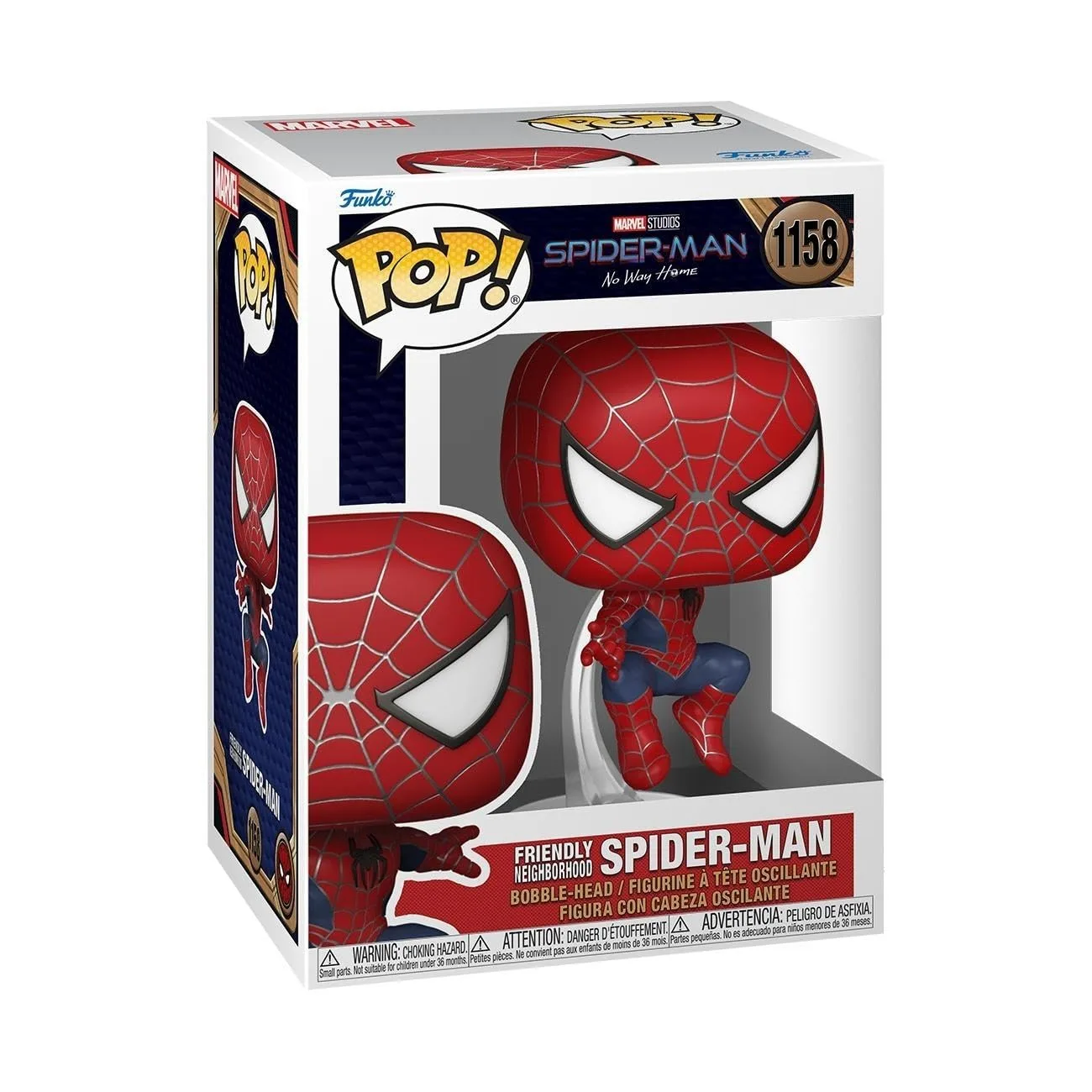 Figura Coleccionable Funko Pop Marvel Spider-Man No Way Home Friendly Neighborhood Spider-Man