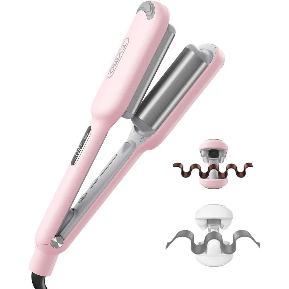 Curling Iron Hair Crimper Waver, TYMO ROVY Beach Waves Hair Curler