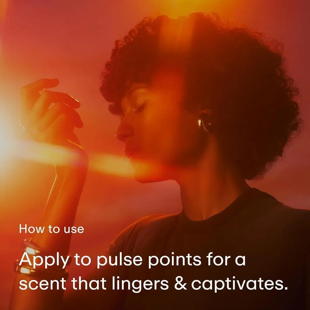 PHLUR Afterglow Perfume unisex con aroma de ámbar cálido y vainilla, notas cítricas y maderas de cachemira
