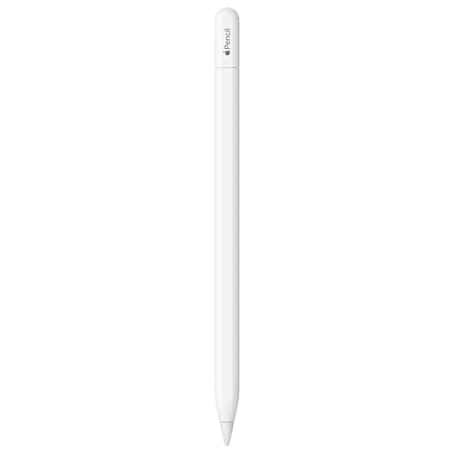 Apple Pencil (USB-C): Device Compatibility Check Required - Pixel-Perfect Precision, Tilt Sensitivity, Perfect for Note-Taking, Drawing, and Signing Documents. Charges and Pairs with USB-C