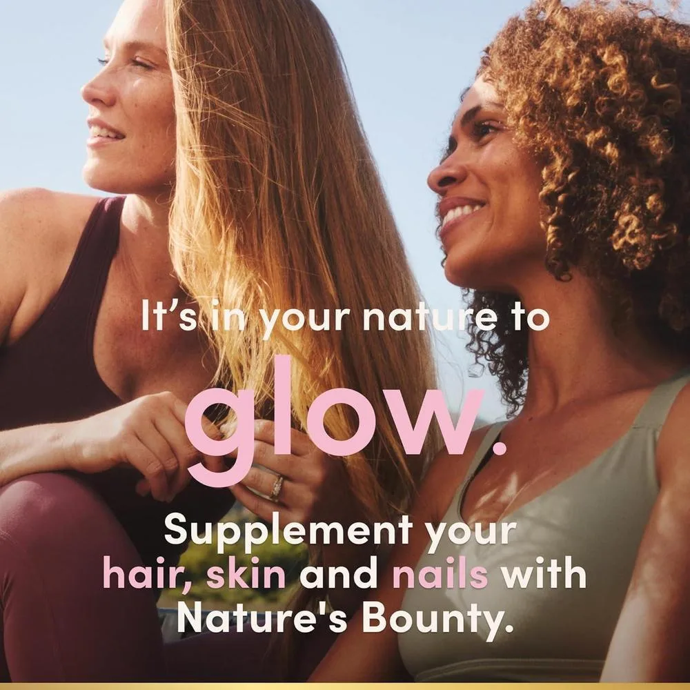 Gomitas Nature's Bounty con biotina para cabello, piel y uñas saludables, sabor a fresa, 200 unidades
