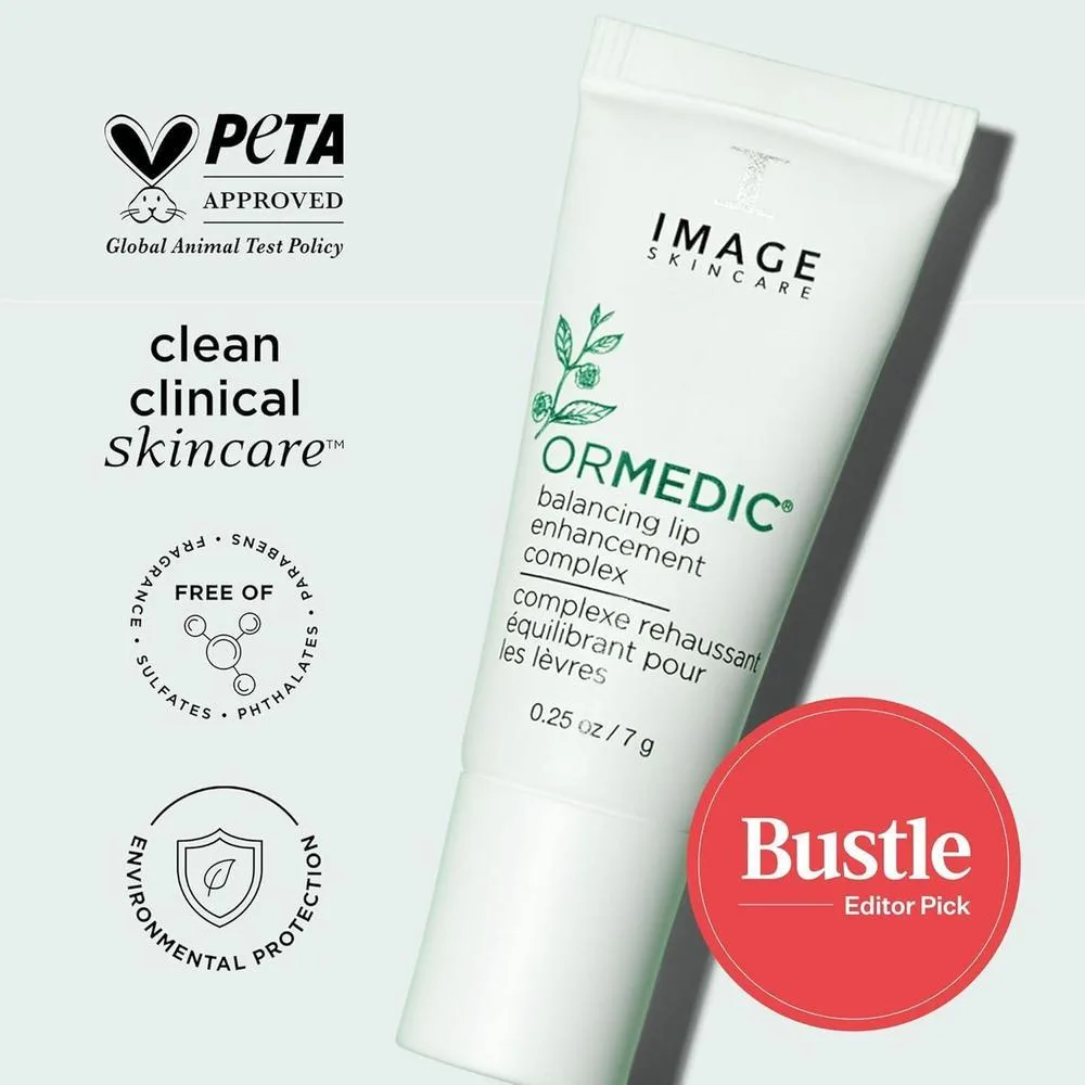 IMAGE Skincare Ormedic Complejo labial con pH equilibrado, aceite de aguacate y vitamina E para hidratación profunda