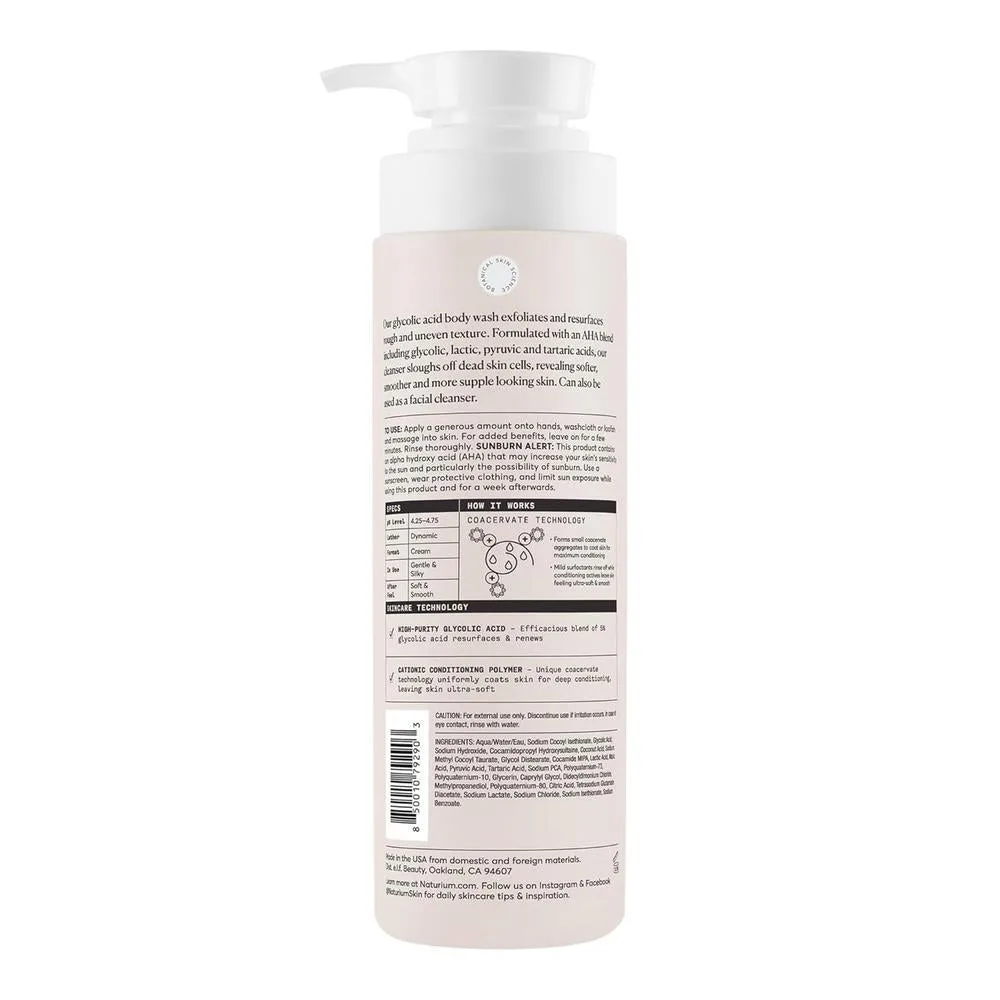 Gel De Baño Exfoliante Naturium Ácido Glicólico 500ml