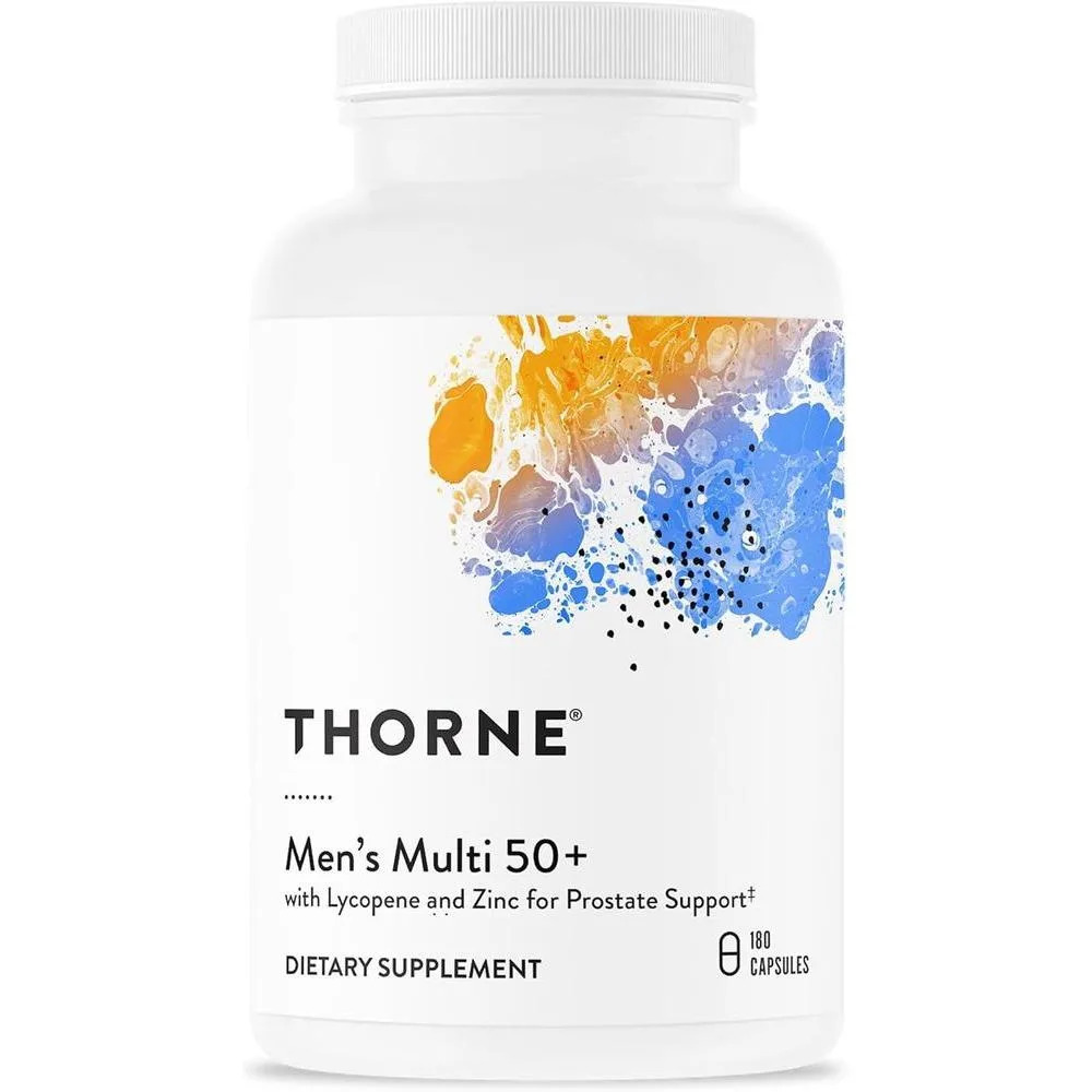 Multivitamínico Thorne Men's Multi 50+ 180 Cápsulas