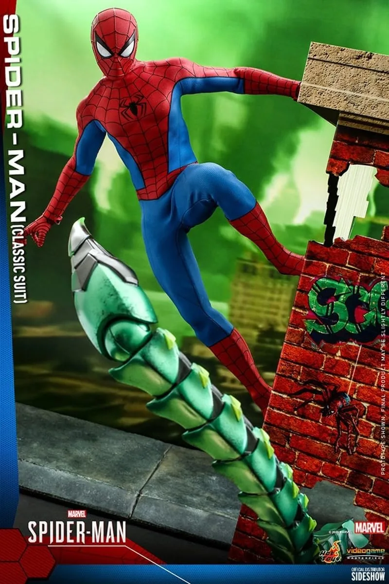 Hot Toys Versión de traje clásico de Spider-Man 1:6