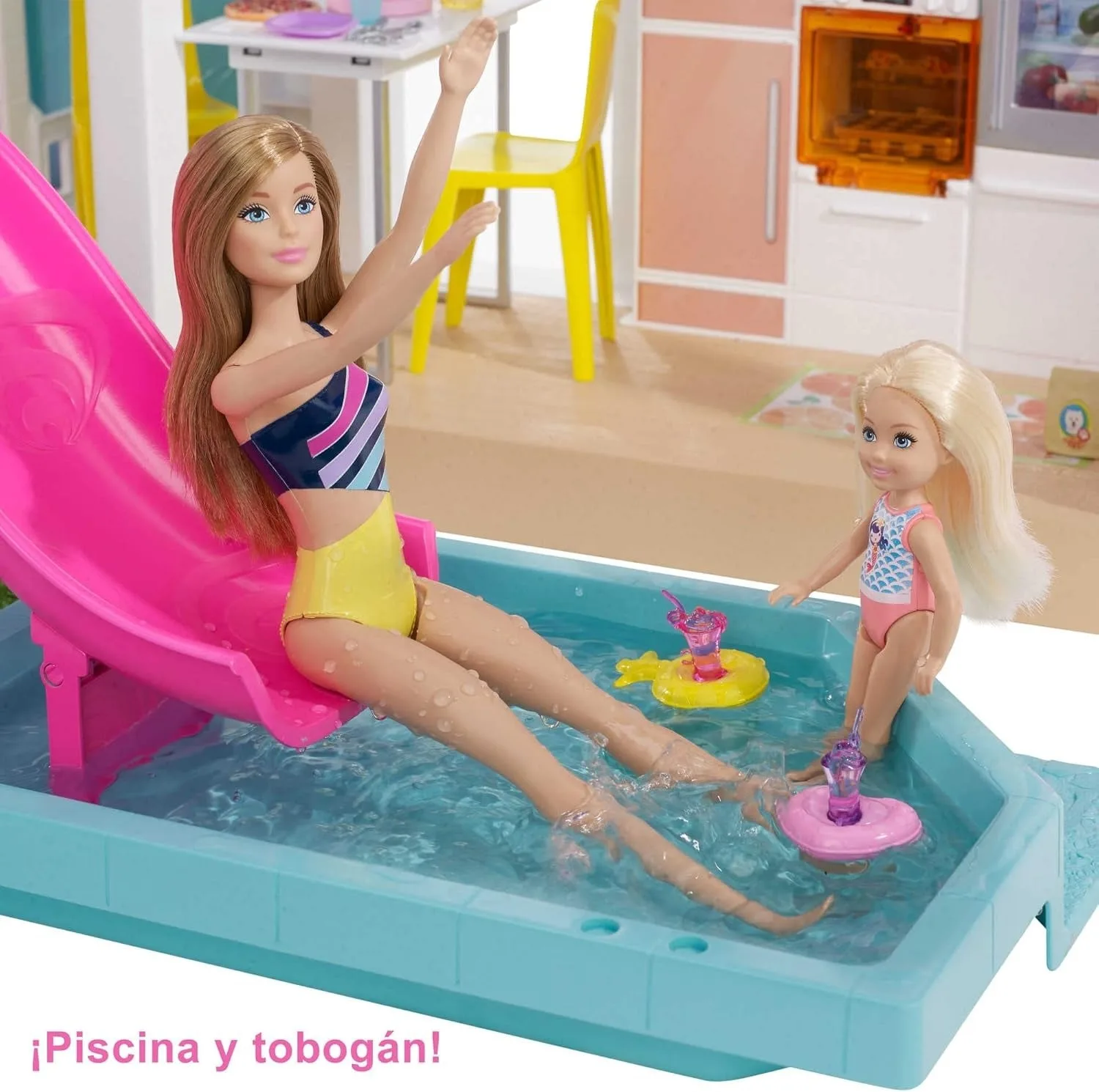 Barbie Dreamhouse (3.75-ft) 3-Story Dollhouse Playset with Pool & Slide