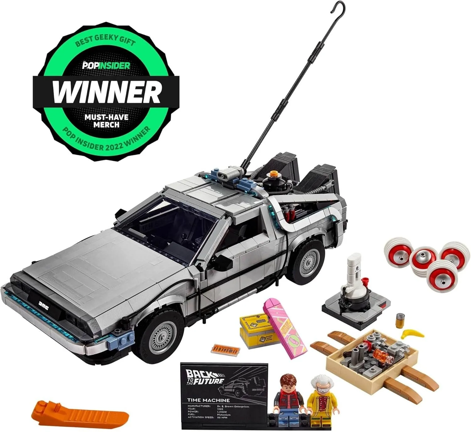 LEGO Icons Back to the Future Time Machine 10300