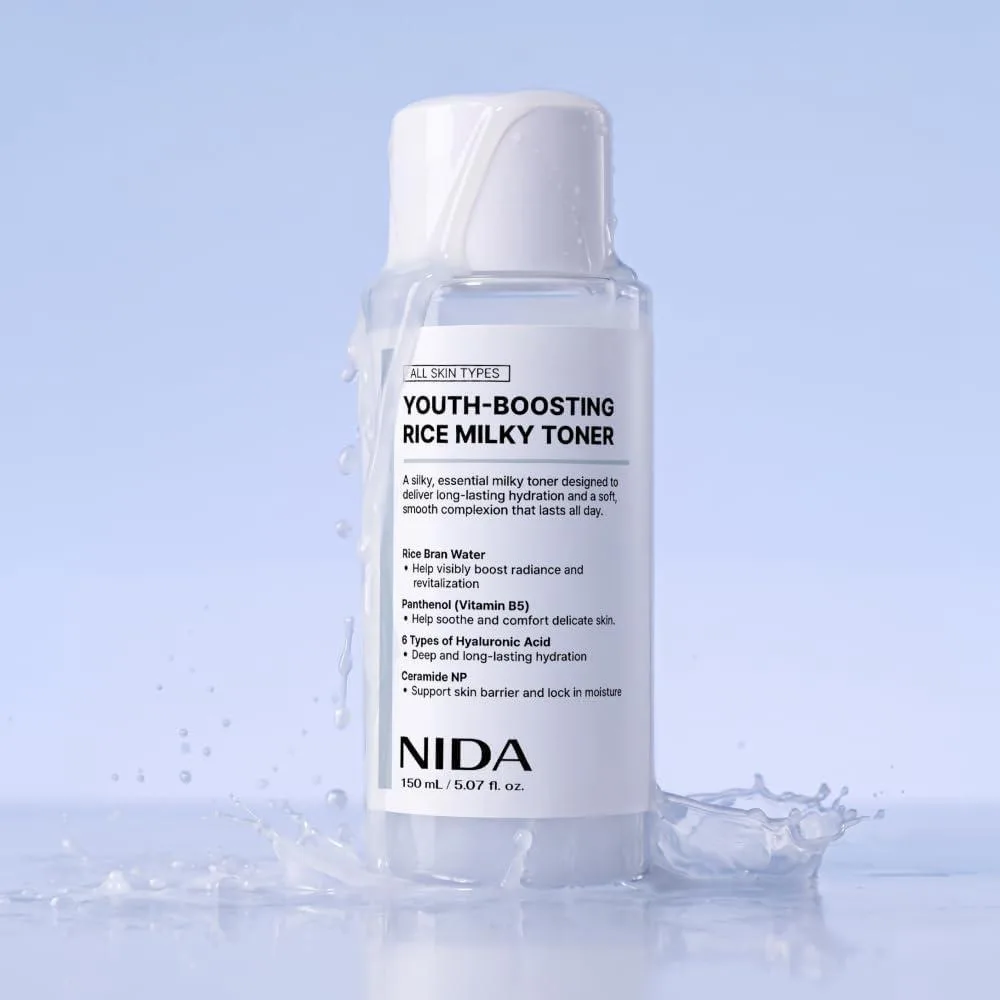 Tónico Facial De Arroz NIDA Con Niacinamida Y Ceramida NP 150ml