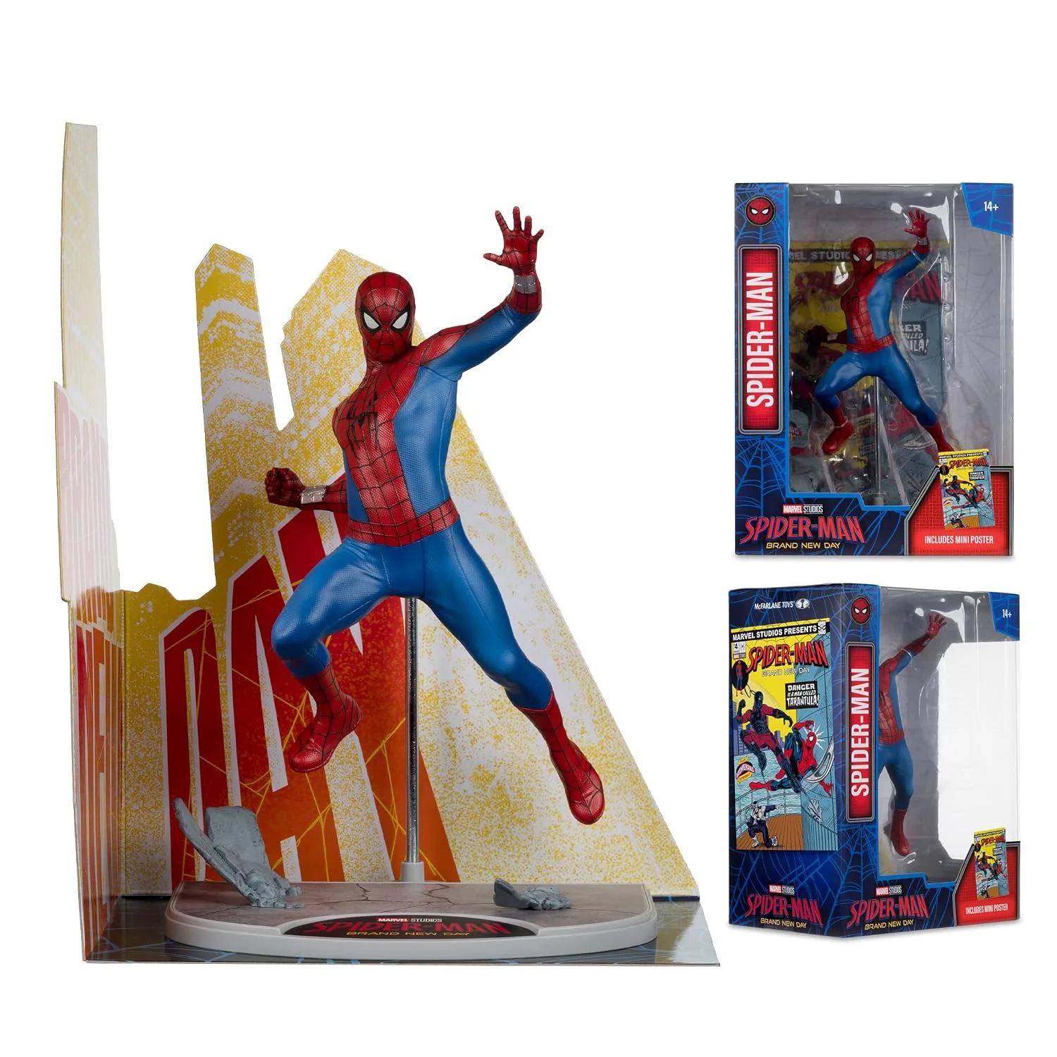 McFarlane Toys Marvel Studios Spider-Man (Brand New Day) Escala 1:6 Collectible
