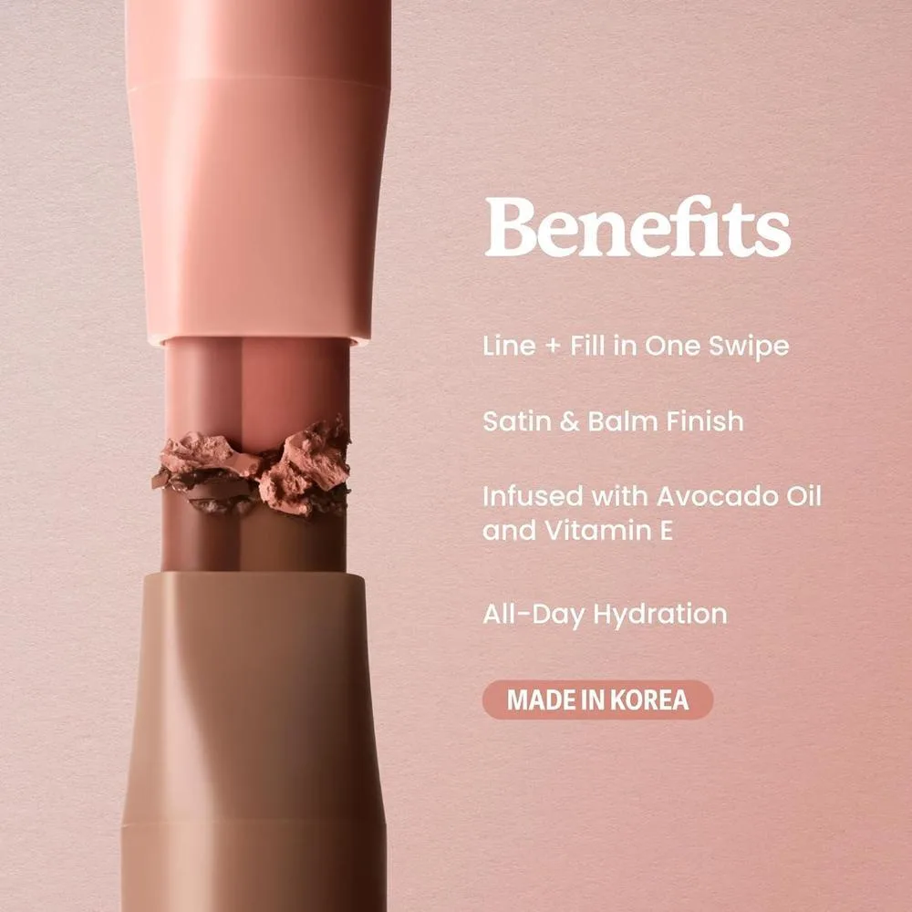 Lip Definer Sacheu 2 En 1: Delineador Y Bálsamo Tono Hot Take