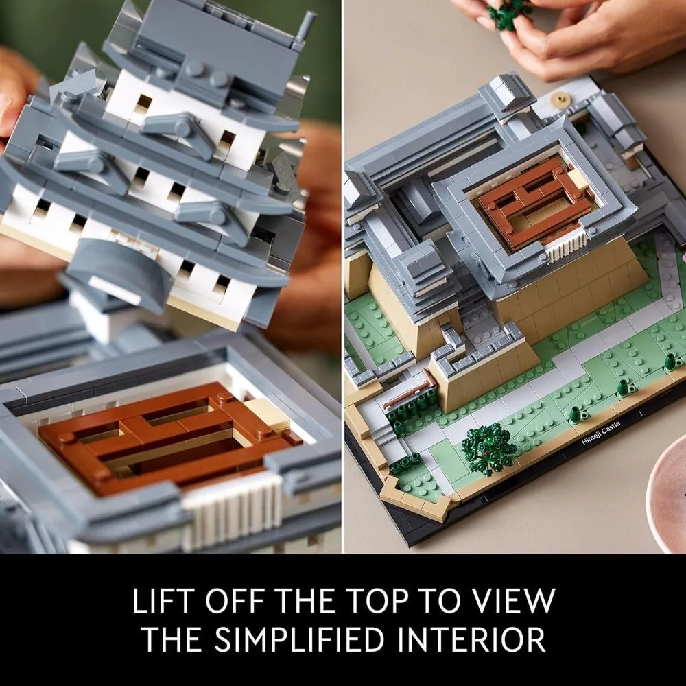LEGO Architecture Castillo Himeji para adultos, modelo coleccionable para construcción y exhibición, amantes de Japón