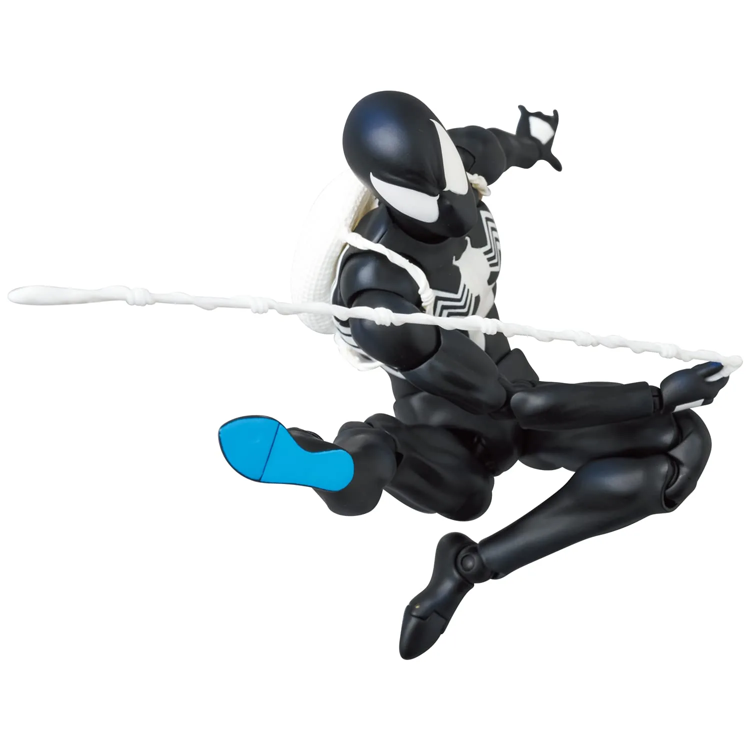 Figura de acción MAFEX Spider-Man traje negro versión cómic 155 mm