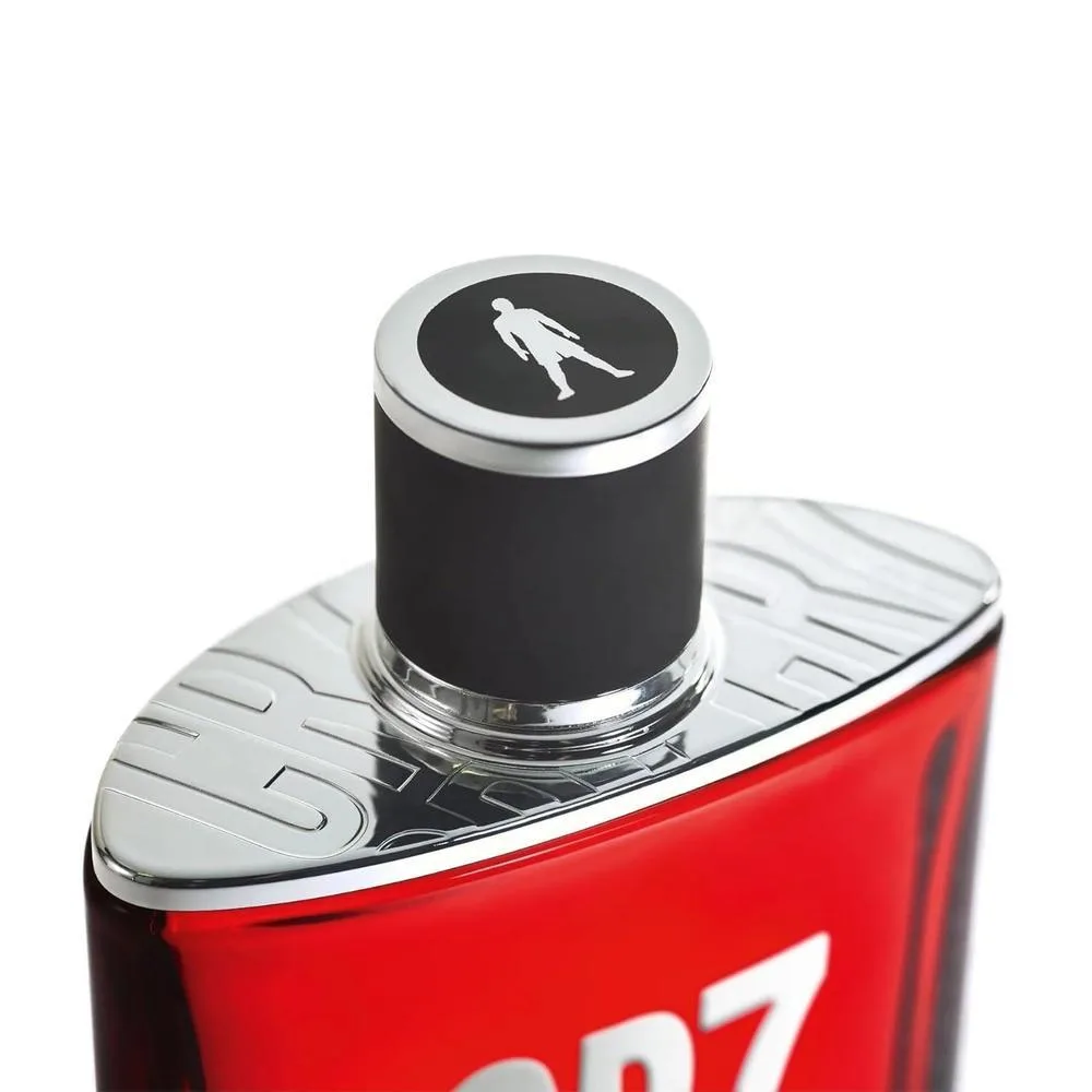 CR7 Cristiano Ronaldo Eau De Toilette con aroma amaderado y almizclado, incluye lavanda, cardamomo, tabaco y cedro, parte de la colección original