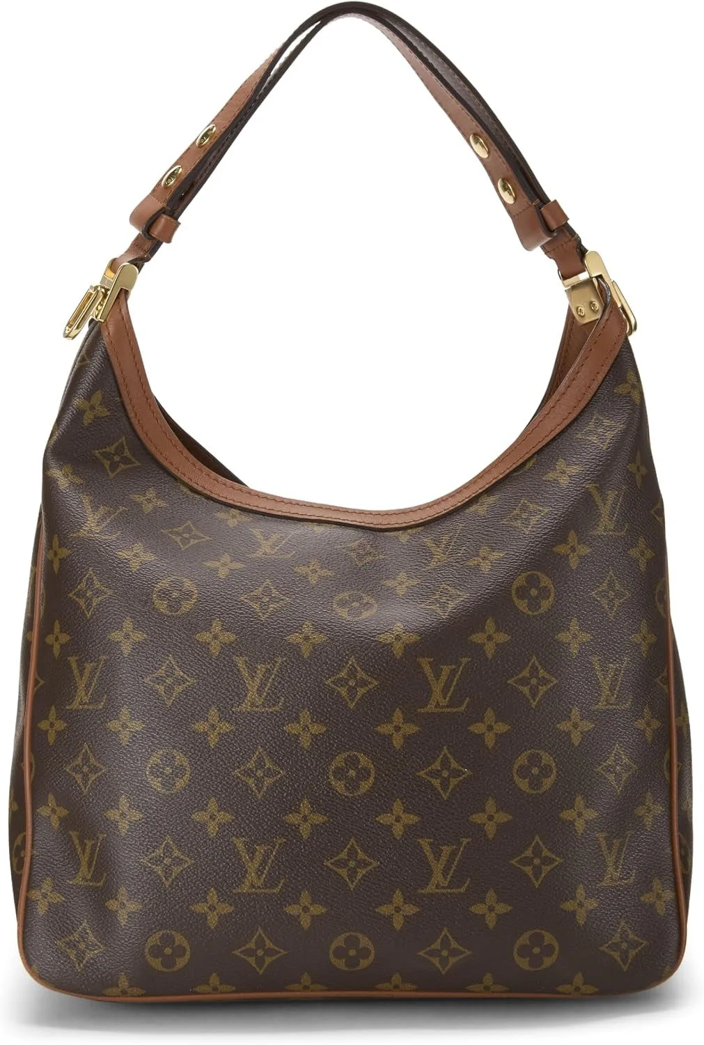 Original Louis Vuitton Pre-loved Monogram Reversed Dauphine Hobo MM, Brown