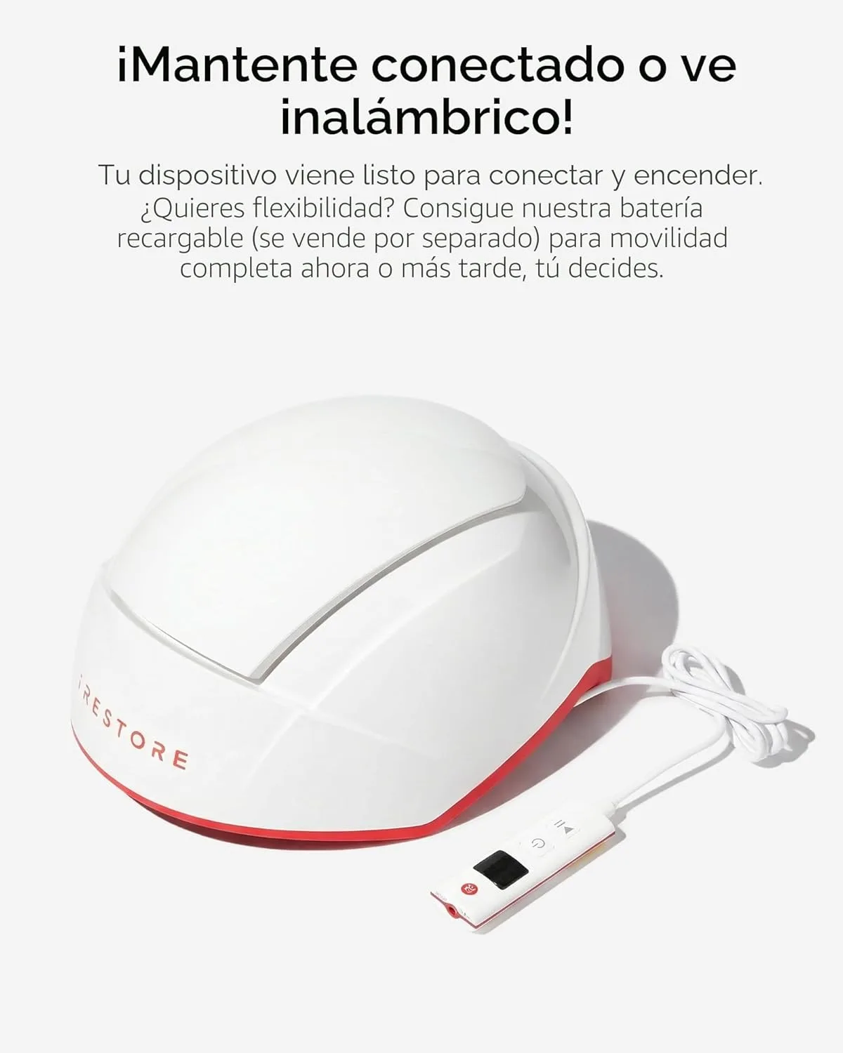 iRestore Professional - Sistema Láser de Crecimiento Capilar con 282 LEDs