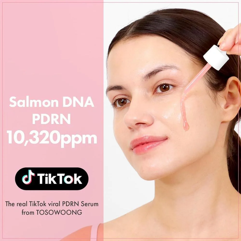 TOSOWOONG Suero Pink Peptide 12 PDRN Con ADN De Salmón 33ml