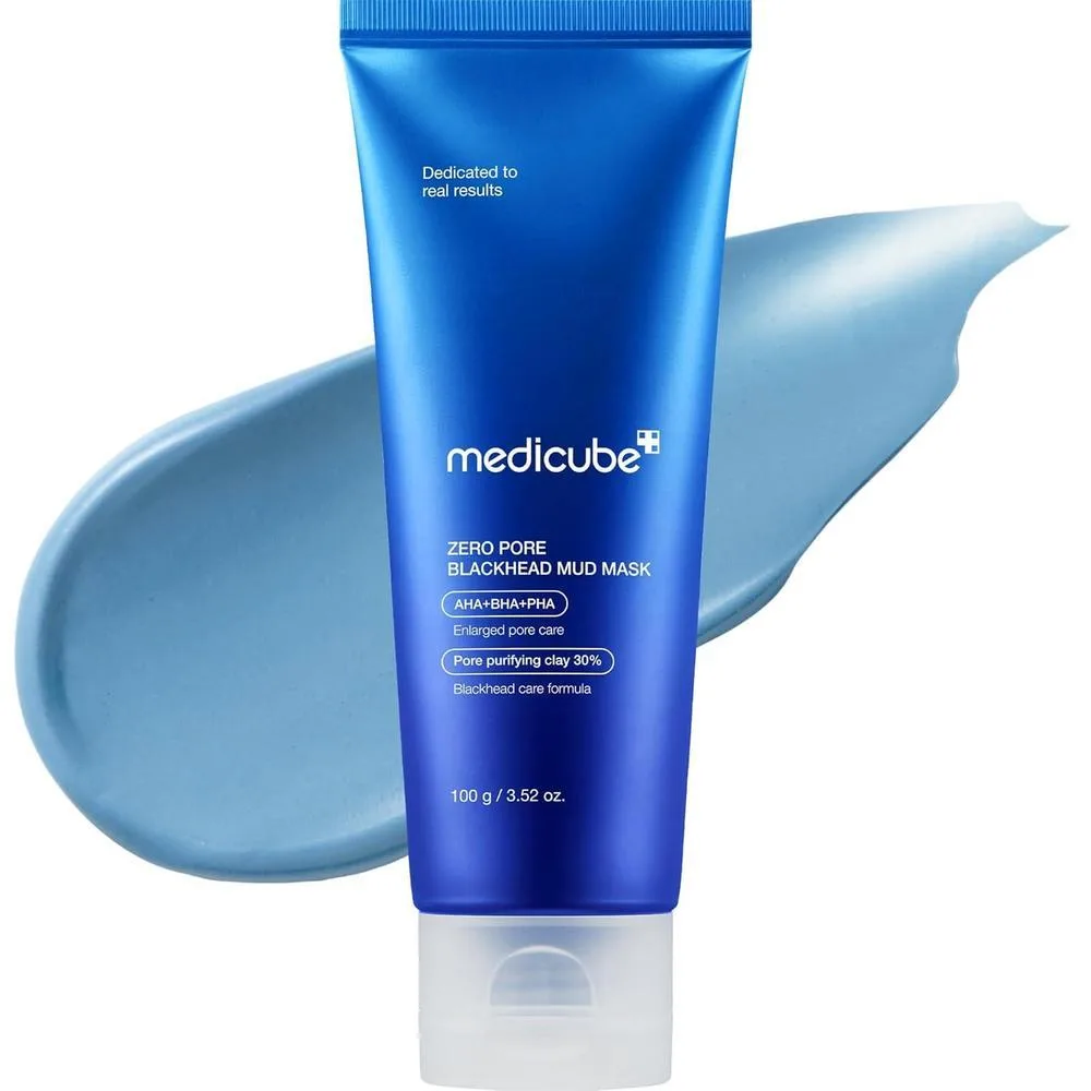 Mascarilla Facial Medicube Zero Pore Blackhead Mud Mask Limpieza de Poros