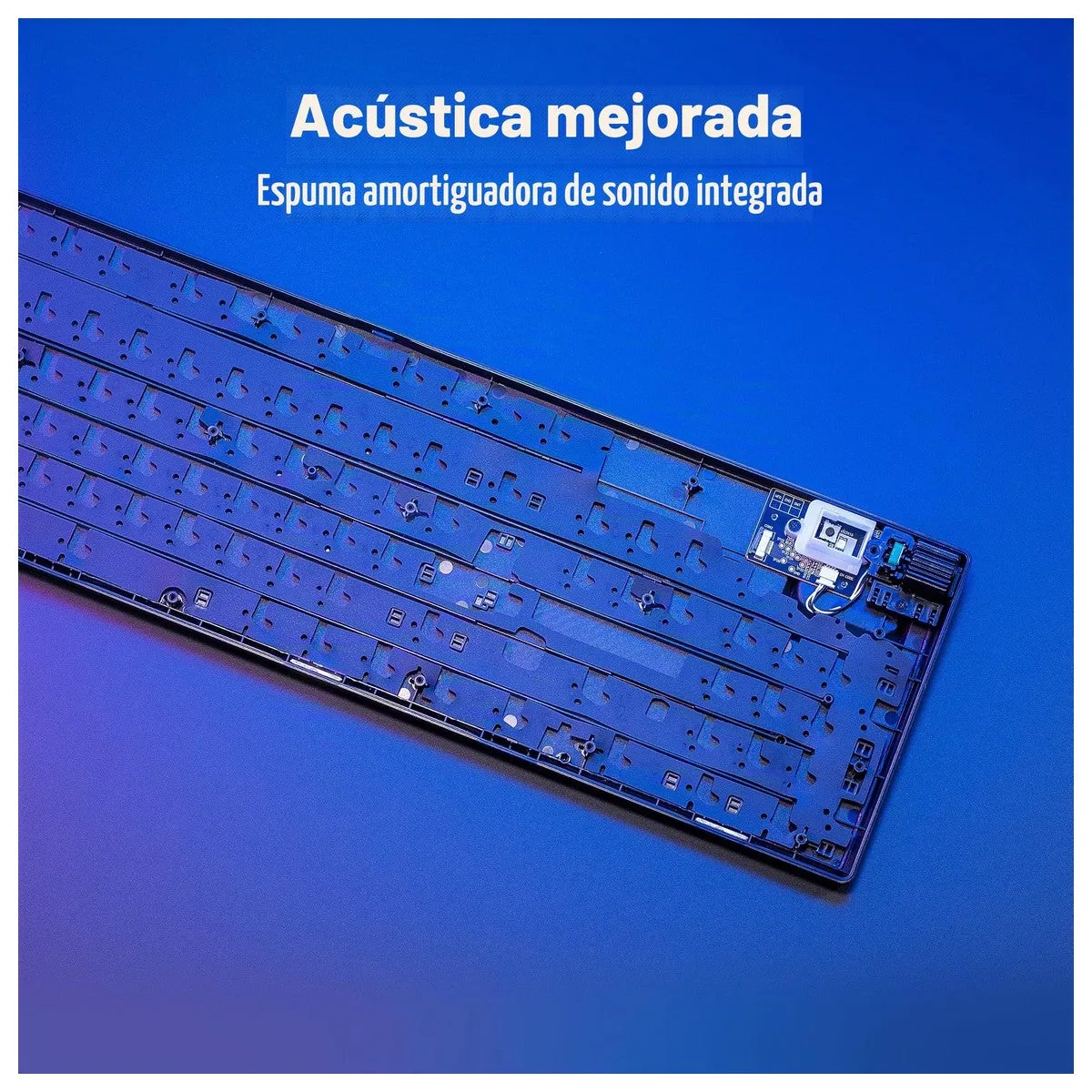 Teclado mecánico ASUS ROG Strix Scope II X con conexión USB, interruptores intercambiables ROG NX Snow V2 lineales, teclas PBT