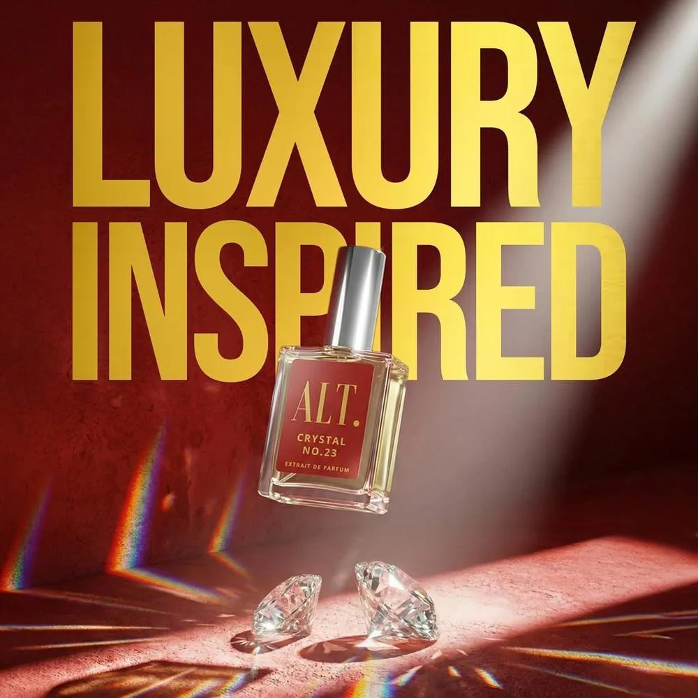 Perfume ALT. FRAGRANCES Crystal No. 23, inspirado en Baccarat Rouge 540, unisex y de larga duración