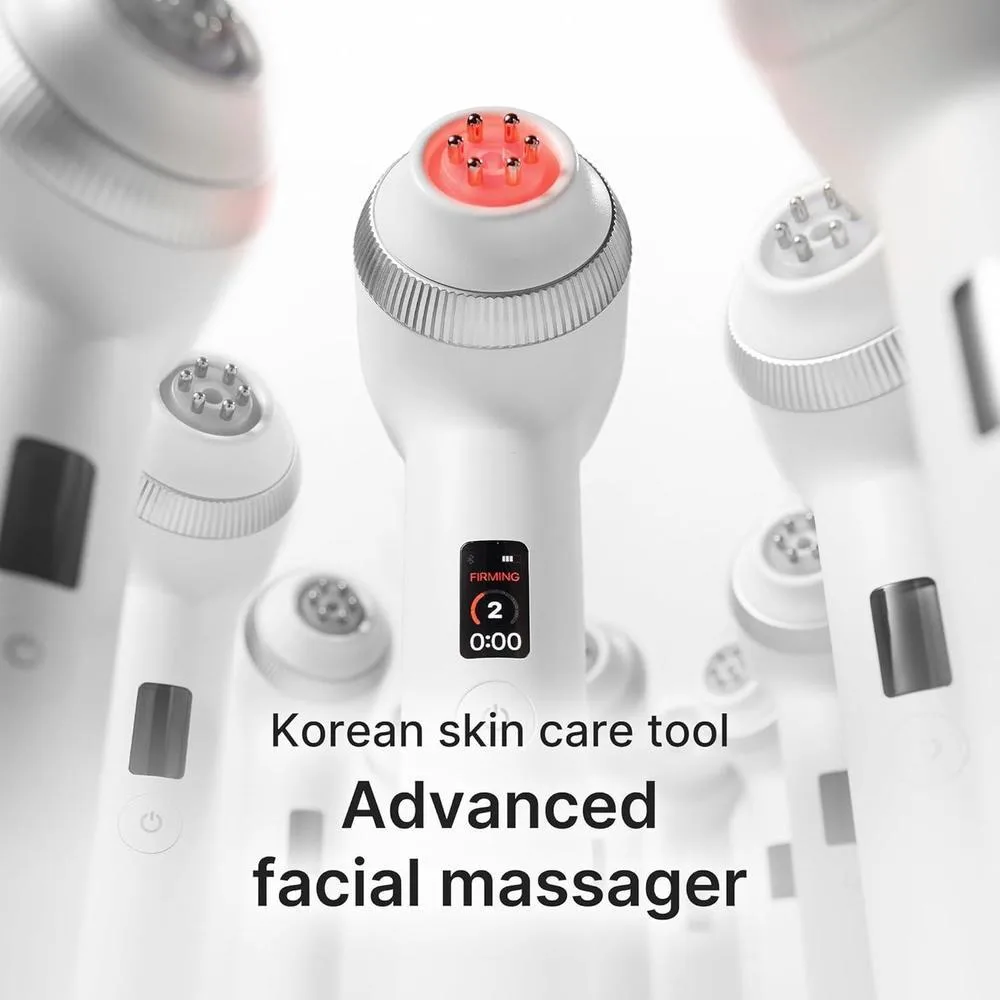 Medicube Age-R Ultra Tune, Herramienta De Cuidado Facial 2 En 1 Con Tecnología Avanzada Para Elasticidad Y Brillo En La Piel