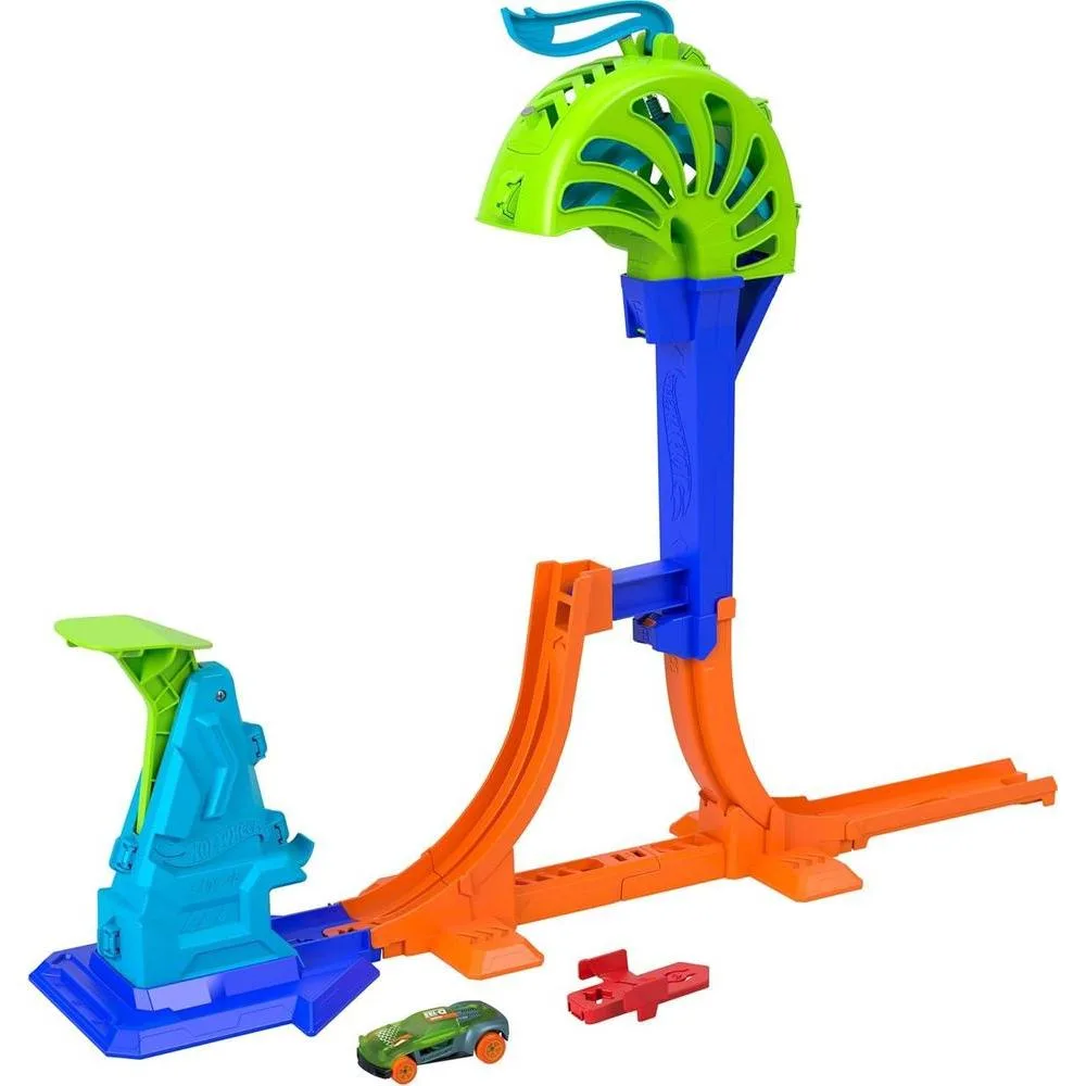 Auto de Juguete Hot Wheels Stunt Tracks Power Launch Champion Escala 1:64