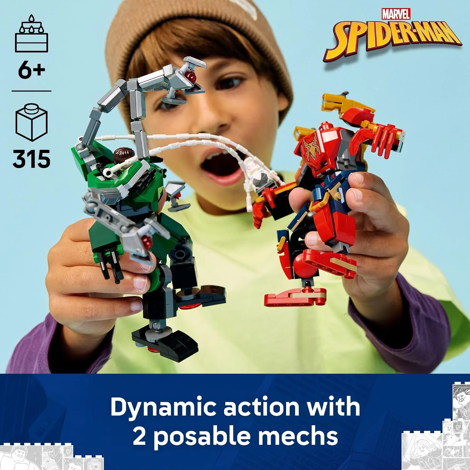 LEGO Marvel Mech Battle: Spider-Man vs. Doc Ock 76338
