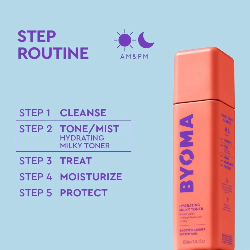 Byoma Tónico Lechoso Hidratante Alivia Rostro 150ml