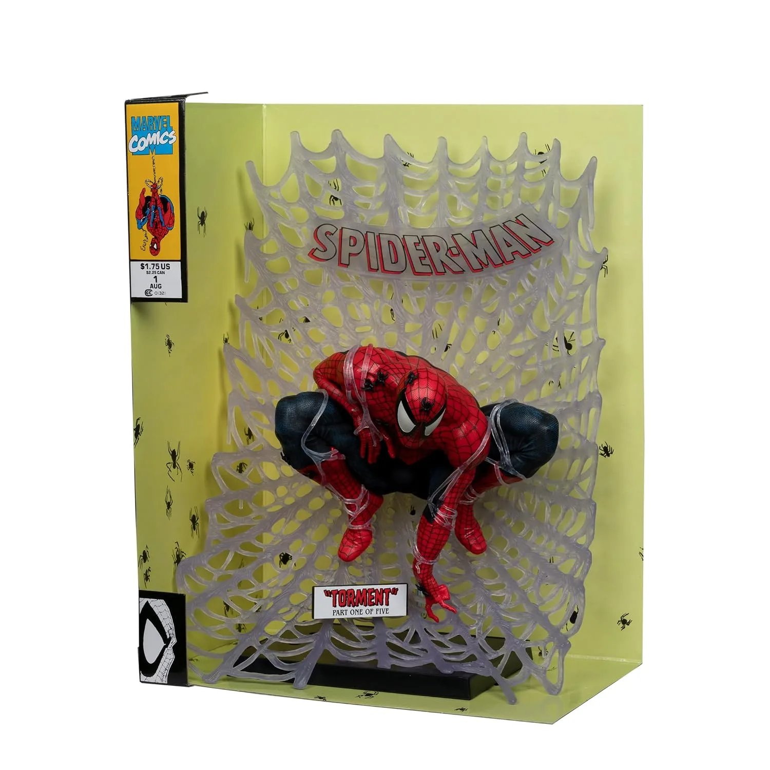 McFarlane Toys Marvel Spider-Man Escala 1:6 con Escena (Spider-Man #1)