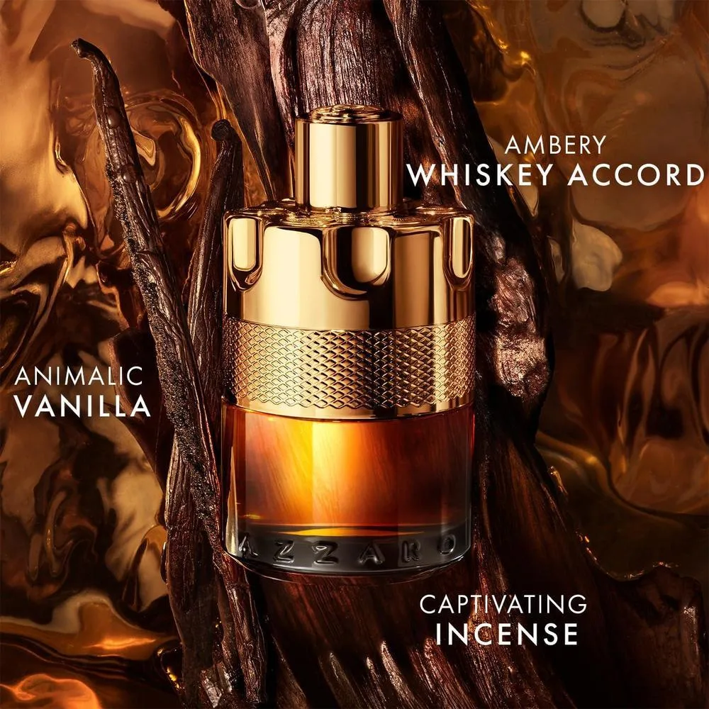 Azzaro Forever Wanted Absolu - Colonia masculina con esencia de incienso, whisky y vainilla, perfume de lujo