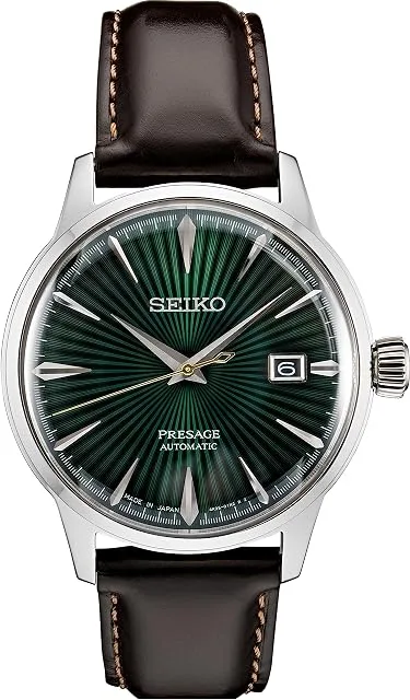 SEIKO Cocktail Time SRPD37 Presage Men's Watch Brown 40.5mm Stainless Steel miniatura 1