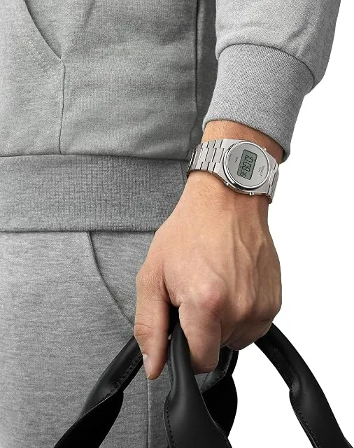 Tissot PRX Digital Quartz, 39.5 mm, Silver Dial miniatura 4