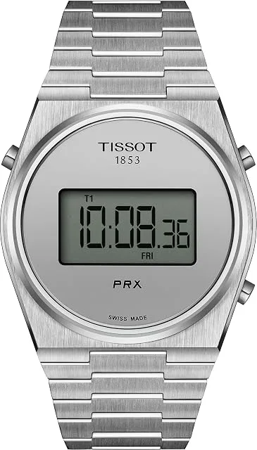 Tissot PRX Digital Quartz, 39.5 mm, Silver Dial miniatura 1