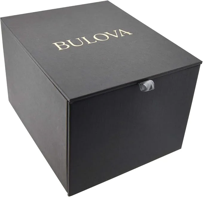 Bulova Classic Chronograph Brown Leather Strap 41mm 96B301 miniatura 4