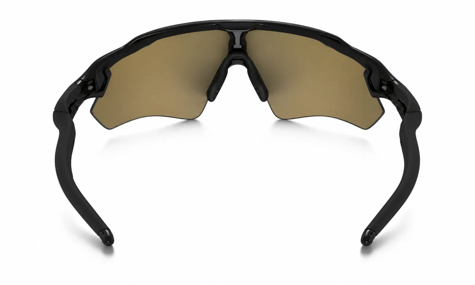 Oakley Radar EV Path OO9208 PRIZM Sunglasses Black Frame Gold Mirrored Lens miniatura 2